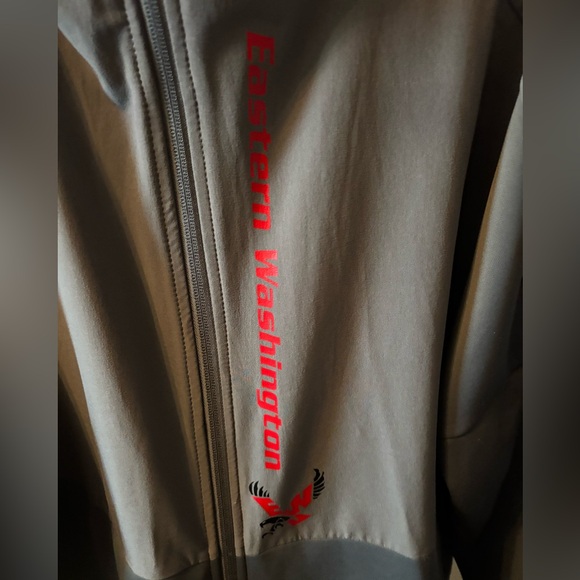 Eastern Washington University Grey team issue Adidas Jacket Full Zip. - Picture 3 of 4